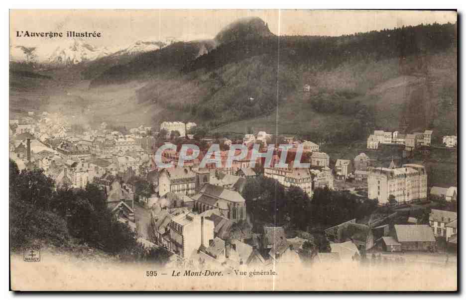 Le Mont-Dore — Vue générale — L'Auvergne illustrée, n° 595