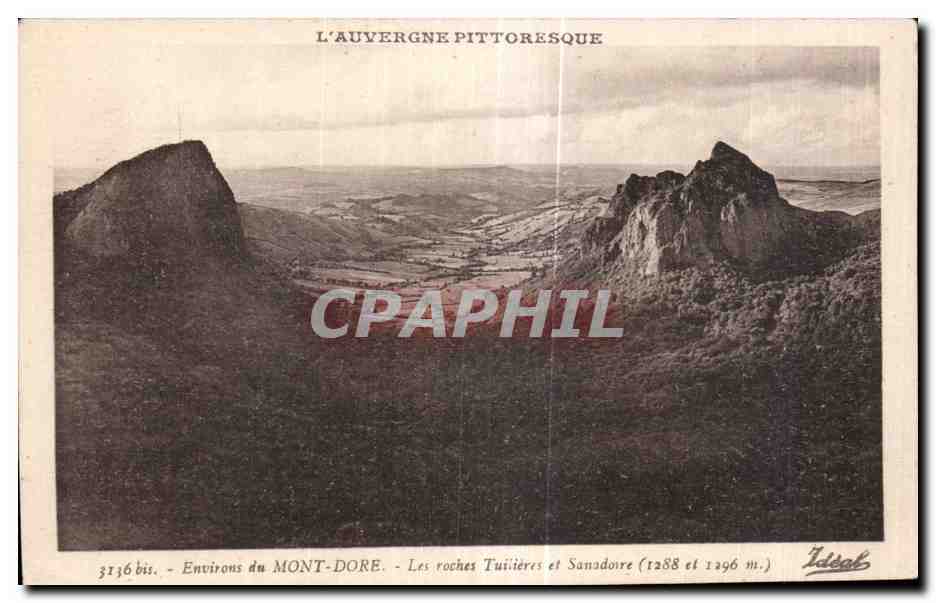 CPA Environs du MONT DURE Les roches Tuilieres et Sanodoire