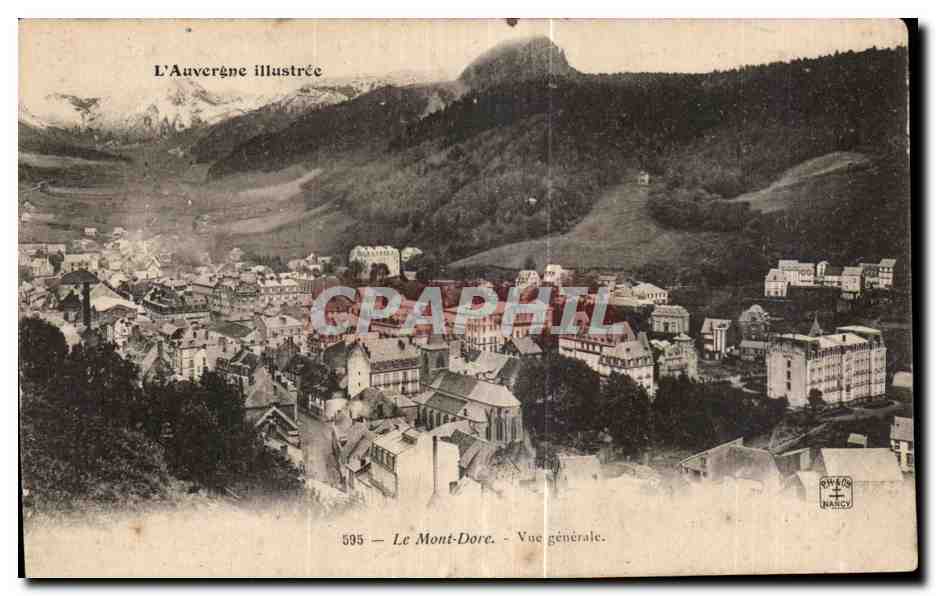 CPA Le Mont Dore Vue generale