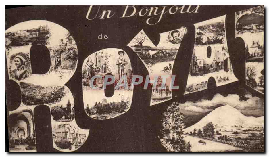 Un Bonjour de Royat — carte postale illustrée — éditée par la Carte Postale (Béziers, Hérault)