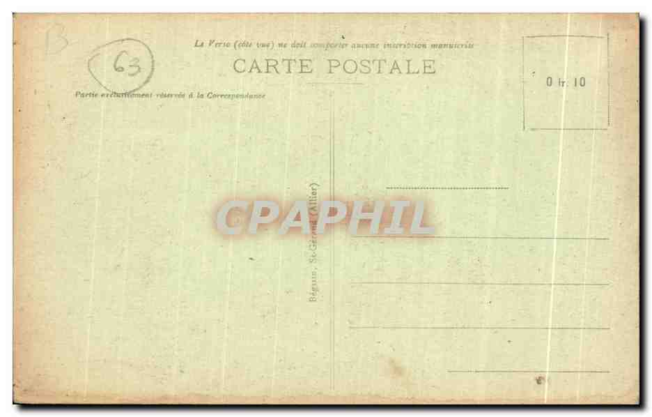 Un Bonjour de Royat — carte postale illustrée — éditée par la Carte Postale (Béziers, Hérault) — Rückseite