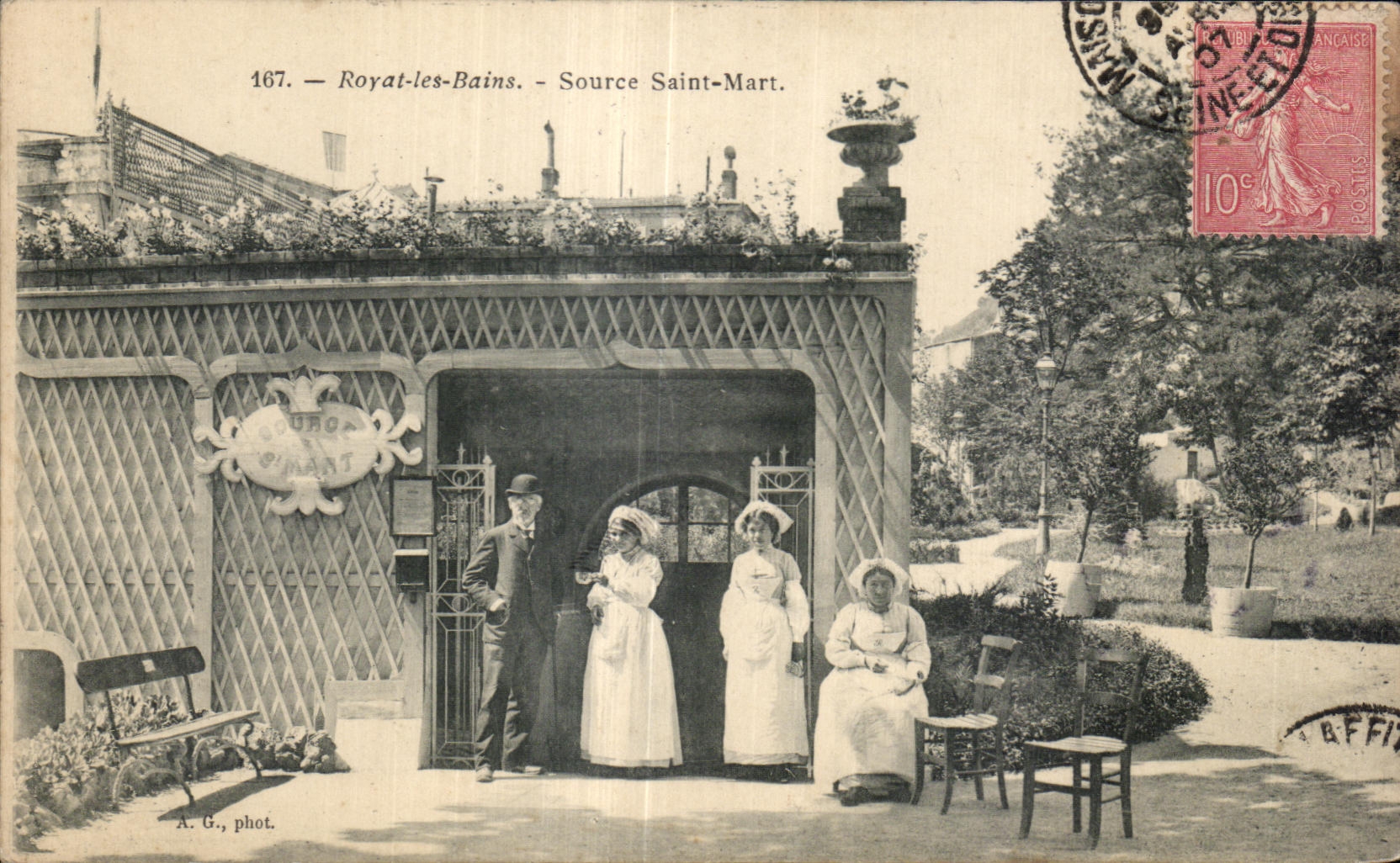 Royat-les-Bains — Source Saint-Mart. — A.G., phot. — N° 167