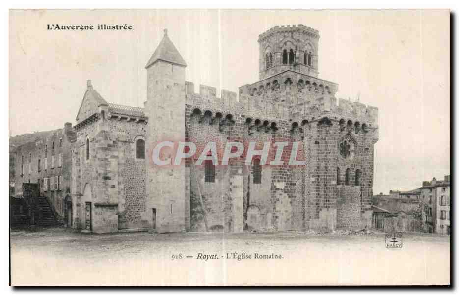 Royat - L Eglise Romaine - CPA