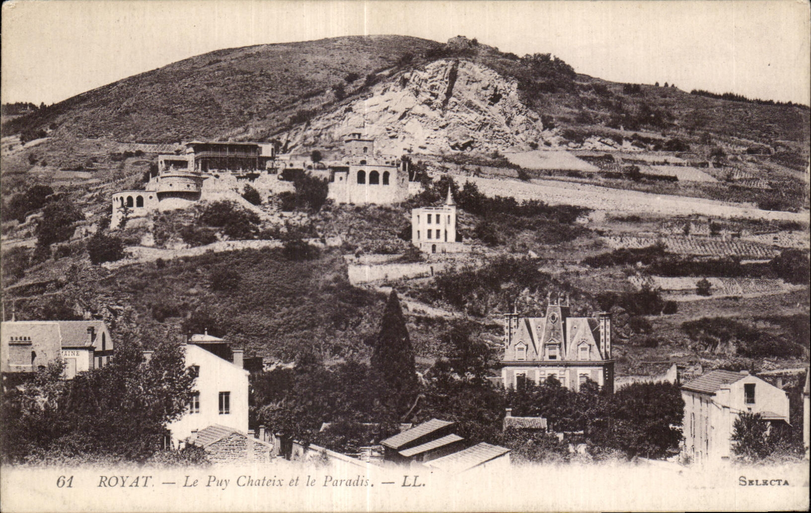Royat - Le Puy Chateix et le Paradis - CPA