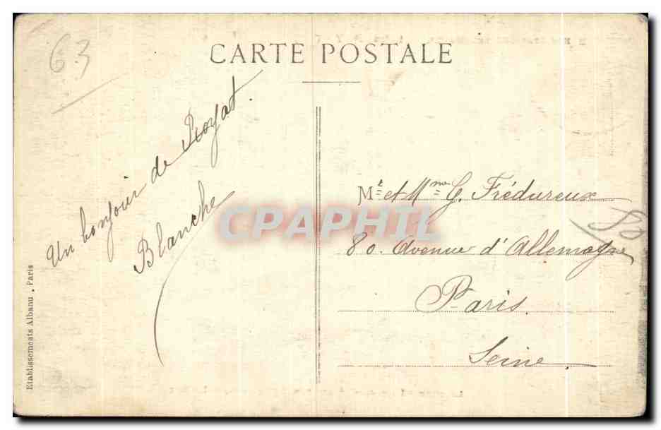 Royat les Bains - Nos Stations Thermales - CPA — Verso