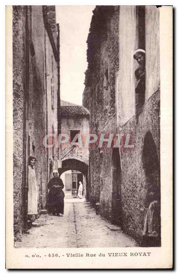 Royat les Bains - Vieille Rue - CPA 