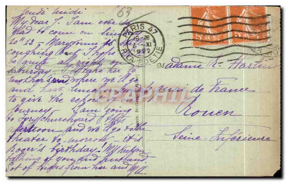 Royat — Vue Générale et le Puy-de-Dôme — Idéal, n° 4211 — Reverso