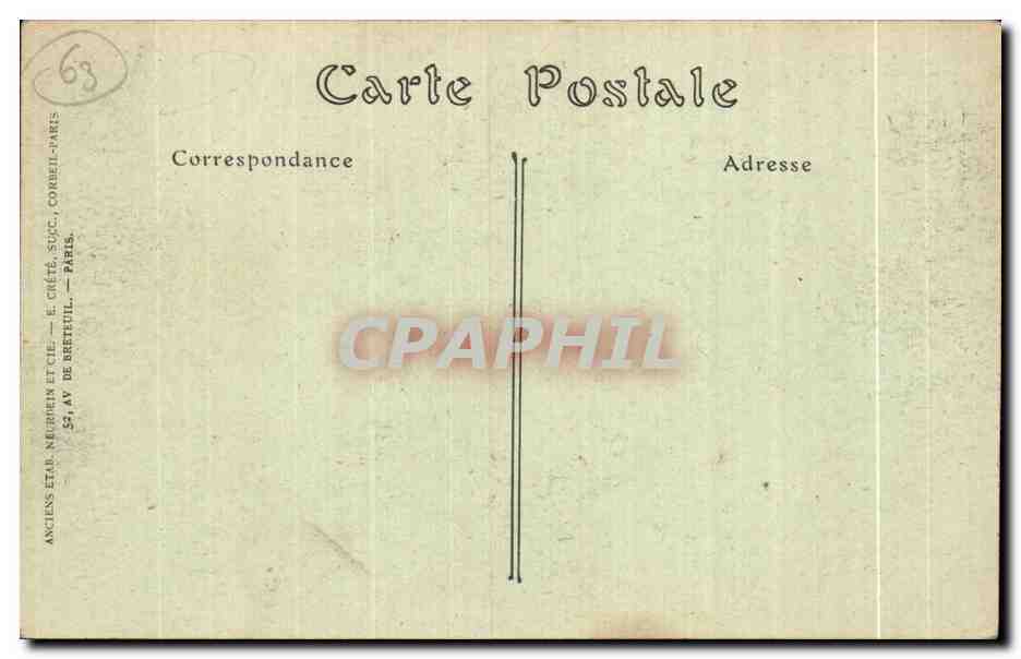 Royat les Bains - Le Viaduc et l Eglise des Franciscains - CPA  — Rückseite