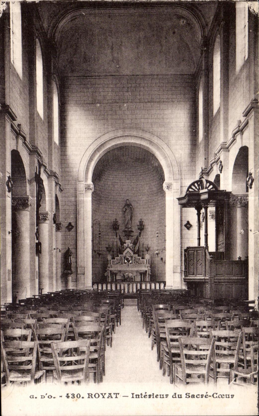Royat — Intérieur du Sacré-Cœur — G. D'O. - 430