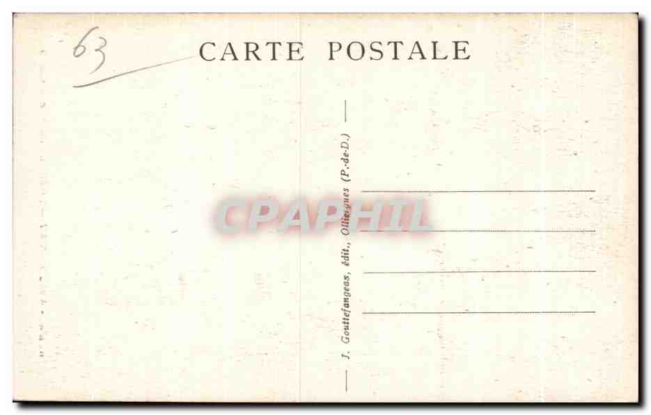 Royat — Intérieur du Sacré-Cœur — G. D'O. - 430 — Achterkant