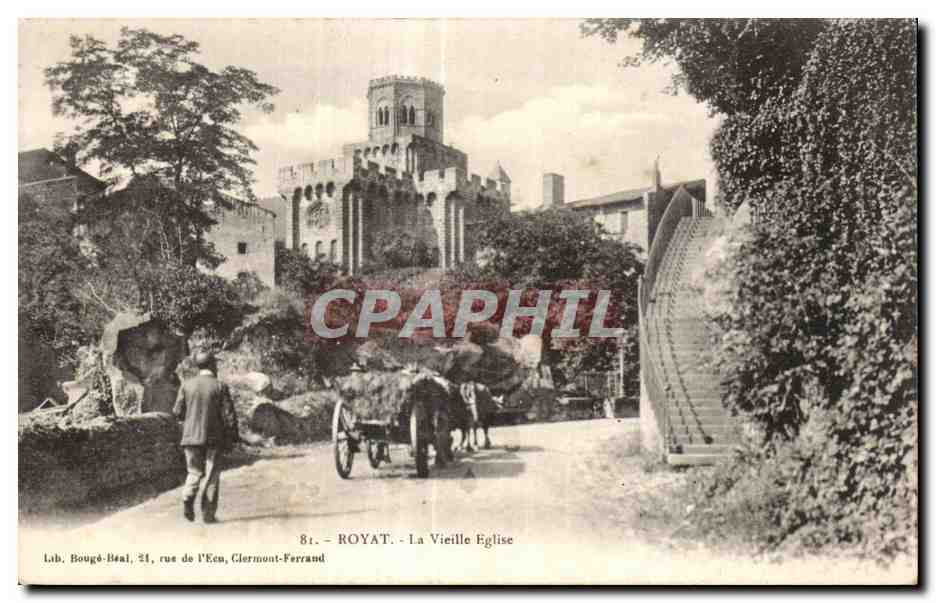 Royat les Bains - La Vieille Eglise - CPA 