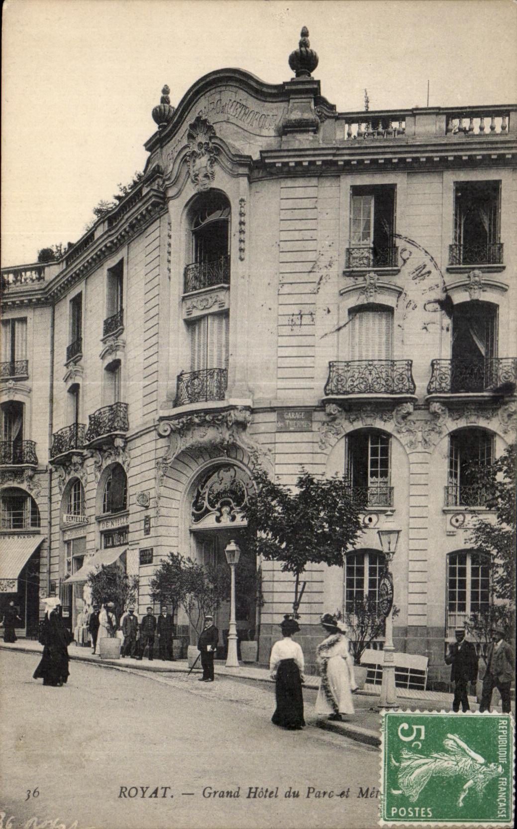 Royat les Bains - Grand Hotel du Parc - CPA 