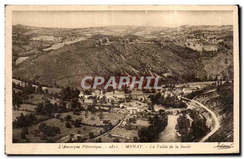 La Vallée de la Sionle — MENAT — L'Auvergne Pittoresque — 2810