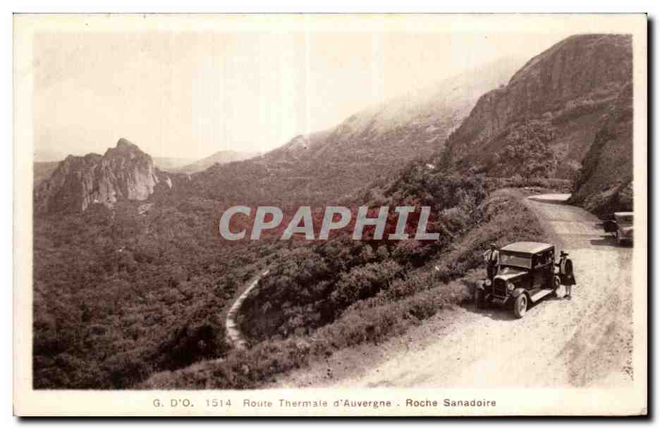 Route Thermale d'Auvergne — Roche Sanadoire — G. D'O. 1514