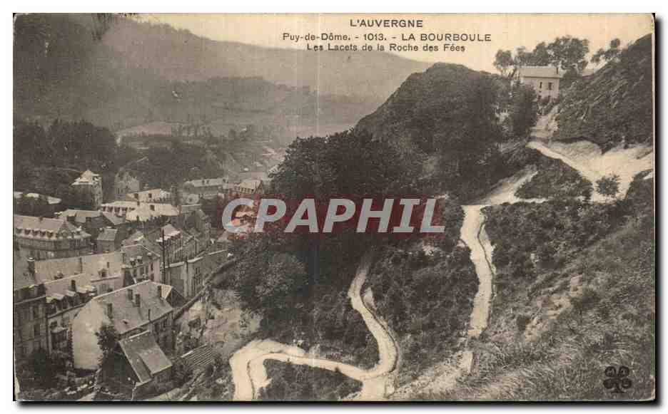 CPA La Bourboule Les Lacets de la Roche des Fees