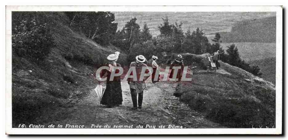 Près du sommet du Puy de Dôme — Centre de la France — CPAPHIL n°16