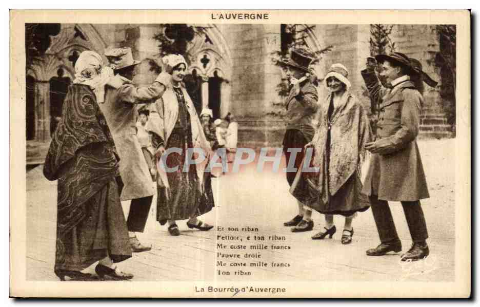 La Bourrée d'Auvergne — L'Auvergne — La Bourrée d'Auvergne