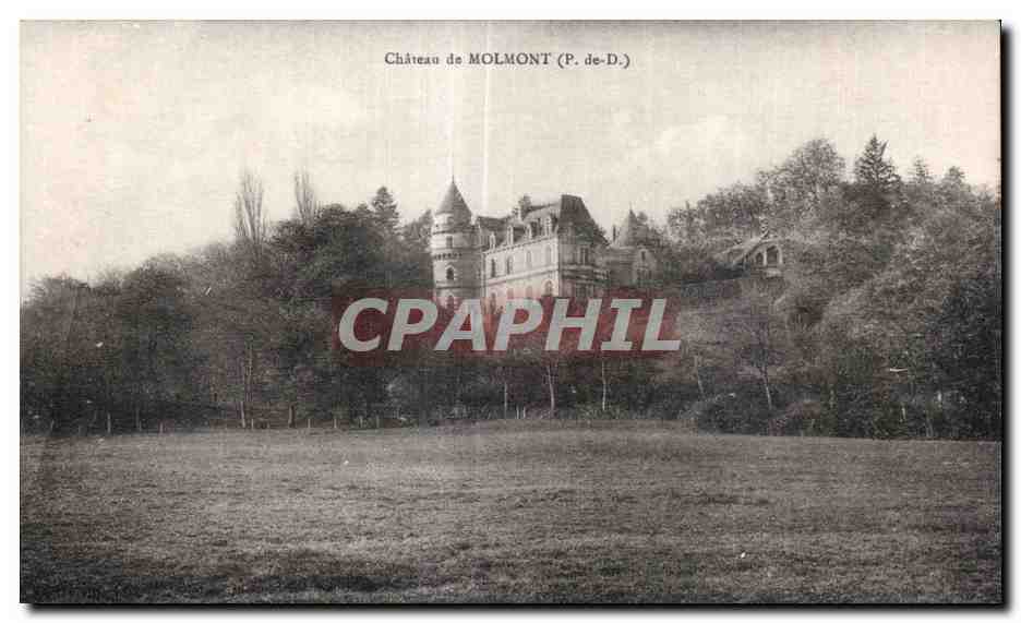Schloss Molmont (P. de-D.) — Panoramablick — Verlag unbekannt
