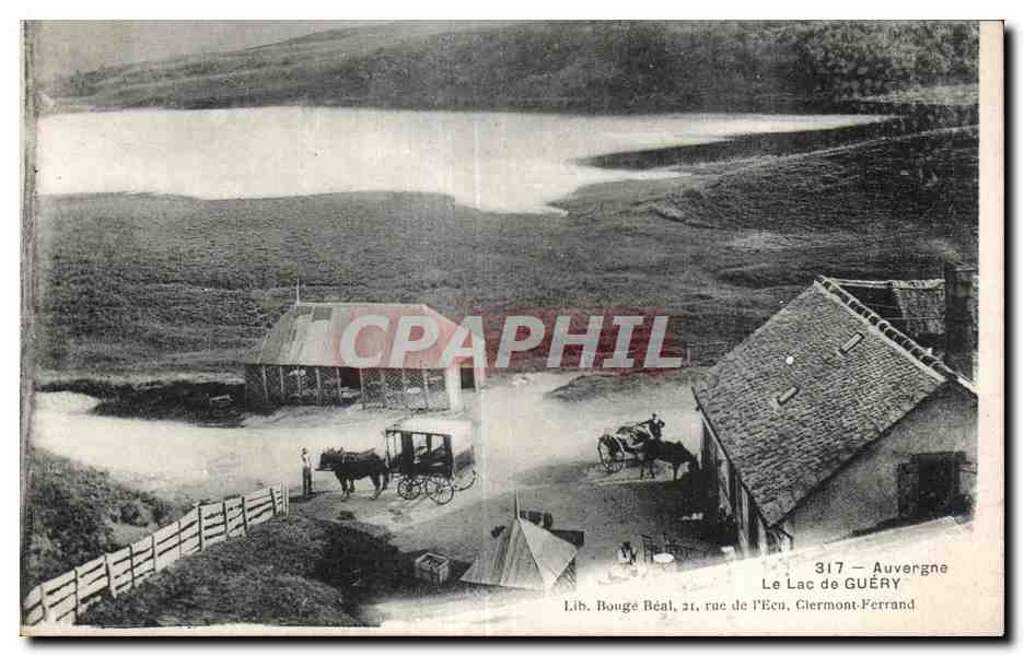 Le Lac de Guéry — Auvergne — Lib. Bougé Béal, 21 rue de l’Écu, Ciermont-Ferrand
