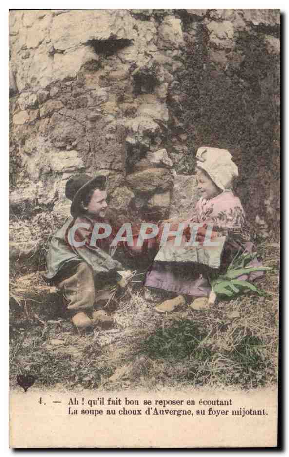 Deux enfants au foyer — Auvergne — CPAPHIL n°4