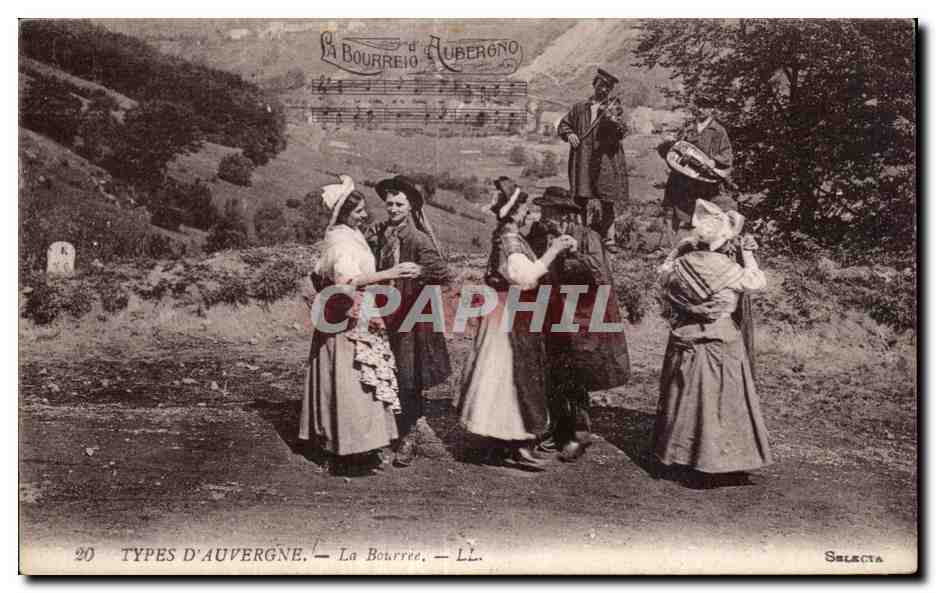 La Bourrée — Types d'Auvergne — Selecta