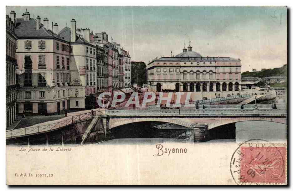 La Place de la Liberté — Bayonne — R.&J. D. 10877,12