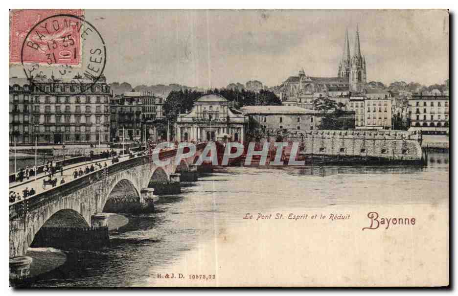 CPA La Pont st Exprit et le Reduit Bayonne