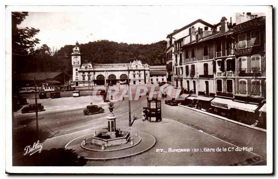 CPSM Bayonne (BP ) Gare de la c du midi