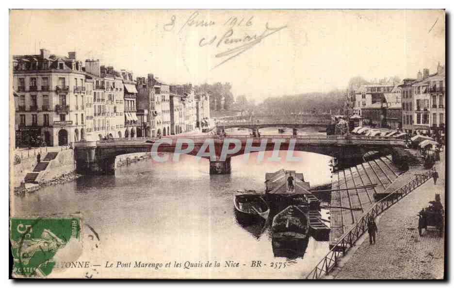 Yonne — Le Pont Marengo et les Quais de la Nice — BR - 2575