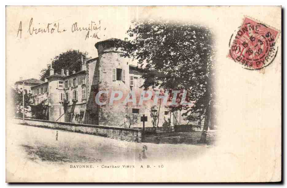 CPA Bayonne chateau Vieux 