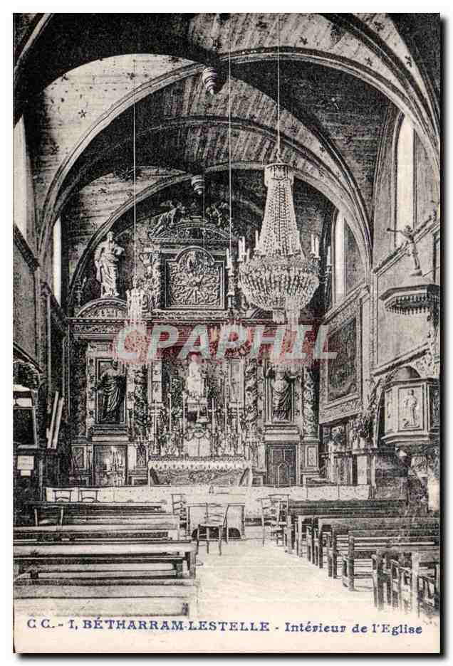 CPA Betharram - Lestelle Interieur de I Eglise