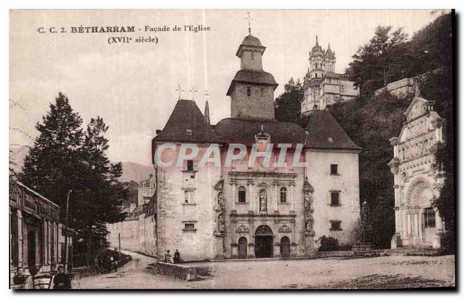 CPA Betharram Facade de I eglise Xlle (siecle)