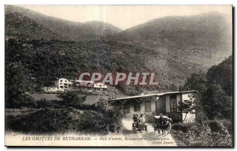 CPA Grottes De Betharram - hall d entree Restaurant et Conciergerie