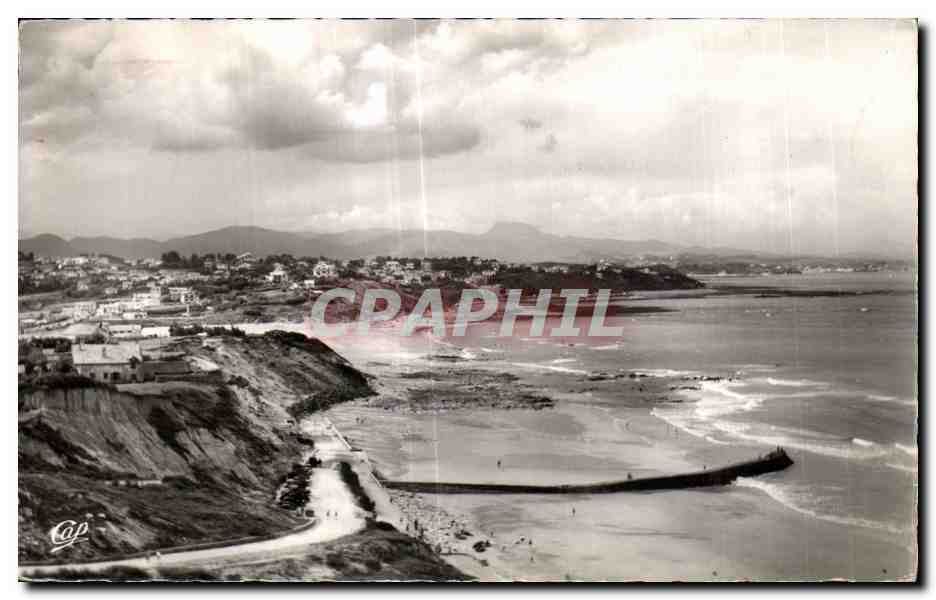 CPA Bidart Vue vers Guethary la Plage