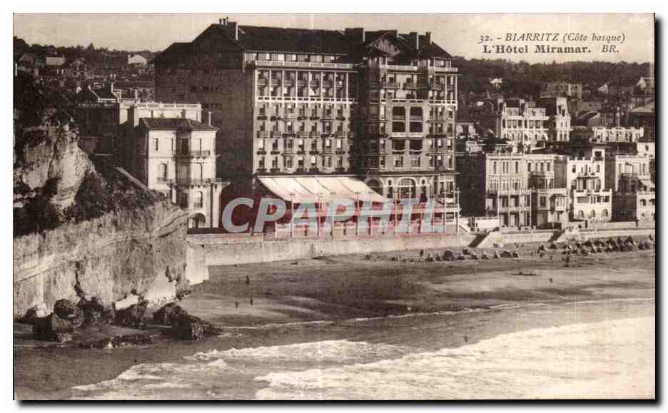 CPA Biarritz (cote bosque) L Hotel miramar