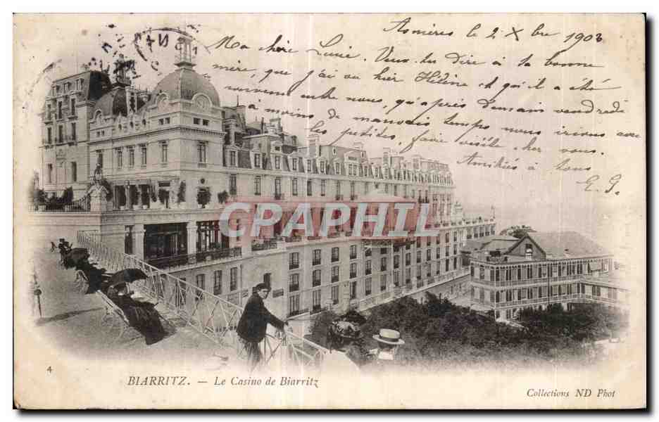 CPA Biarritz le casino de biarritz