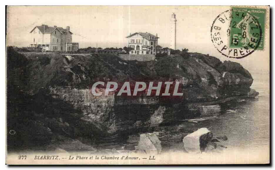 CPA Blarritz Le Phare et la Chambre d Amour 