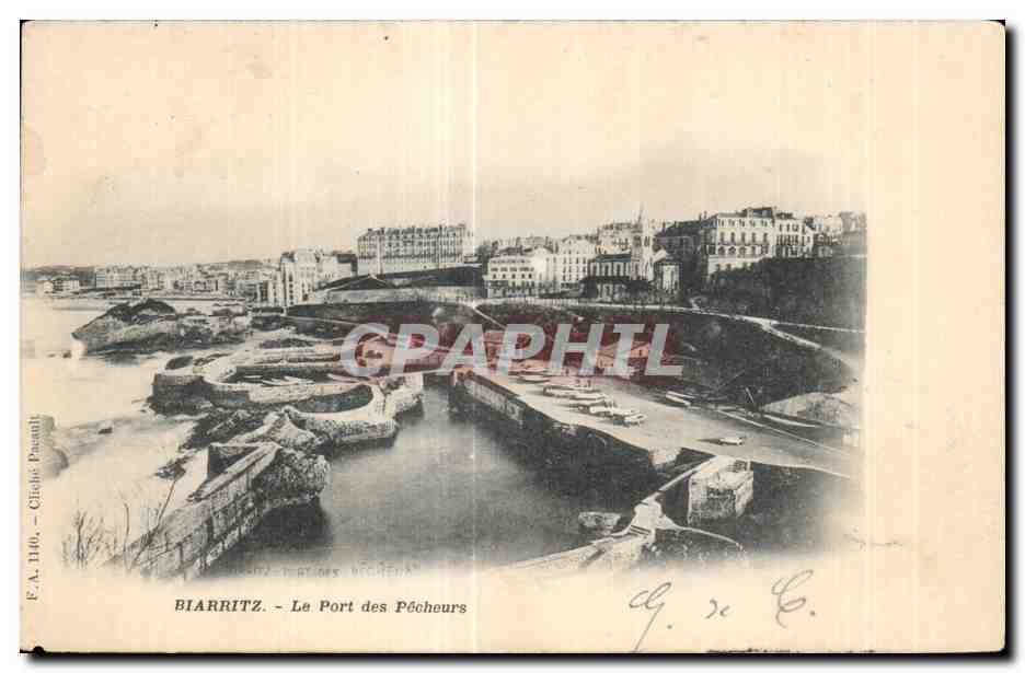 CPA Biarritz Le Port des Pecheurs