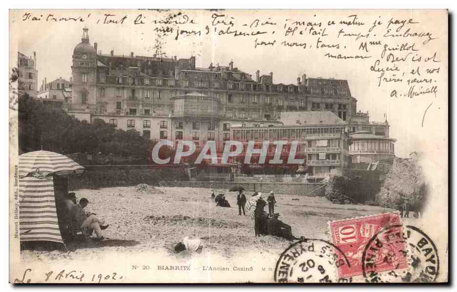 CPA Biarritz L ancien Casino