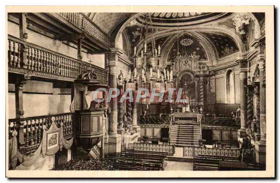 CPA Le Pays Basque Cambo les Bains Interieur de l eglise
