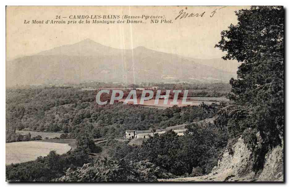 CPA Cambo Les Bains (Basses Pyrences) Le Mont d Arrain Pris de la Montagne des dames