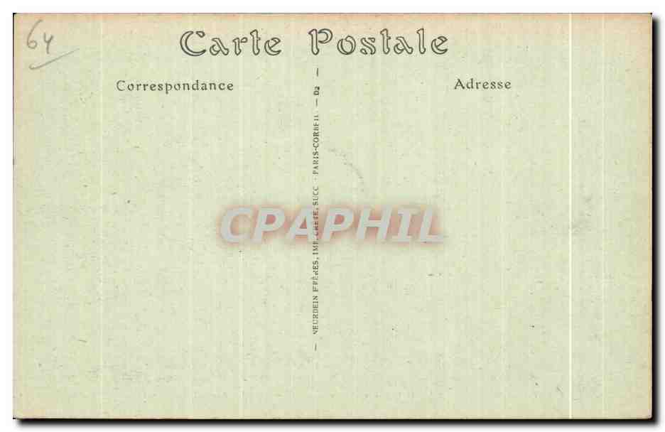 CPA Cambo Arnaga Maison d Edmond Rostand — Rückseite