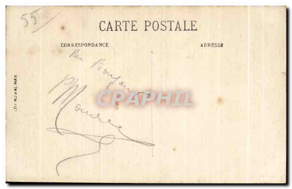 CPA Commercy Vue generale des Casernes du LL — Rückseite