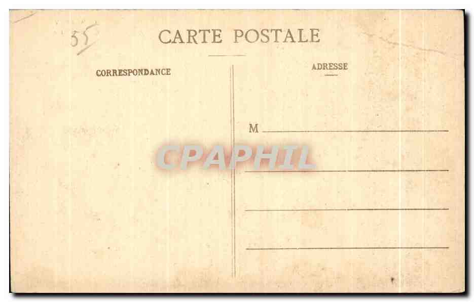 CPA Commercy Canal de I Est Huault fils commercy — Rückseite