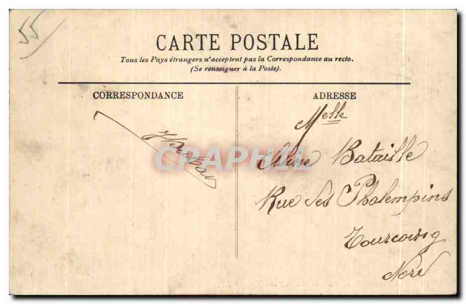 CPA Commercy Vue sur le Canal de I Est LL — Rückseite