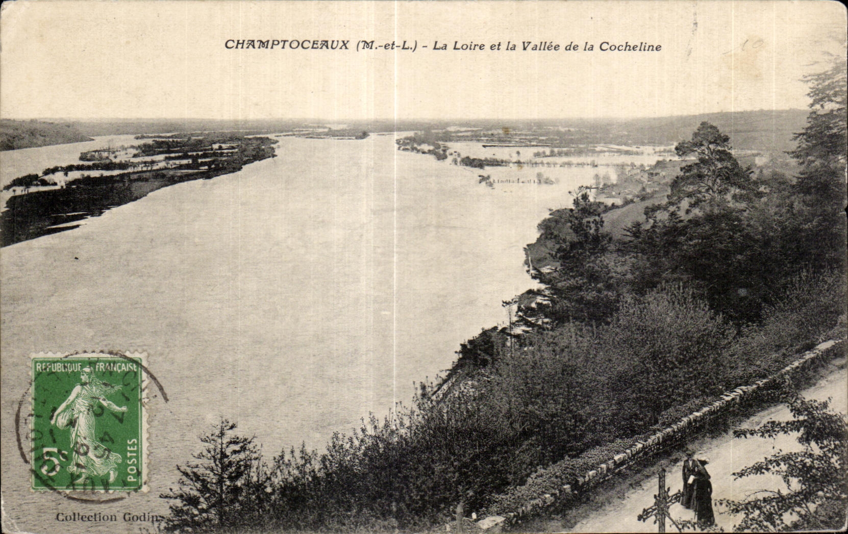 CPA Champtoceaux (m et L) La Loire et la Vallee de la Cocheline