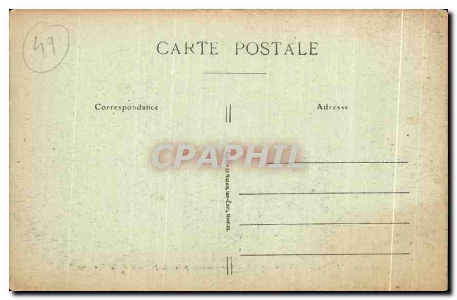 CPA Champtoceaux (m et L) Vue generale prise de la Route de la Varenne — Back