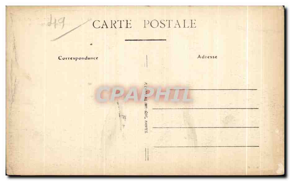CPA Champtoceaux (m et L) Chateau de Haute Rive — Back