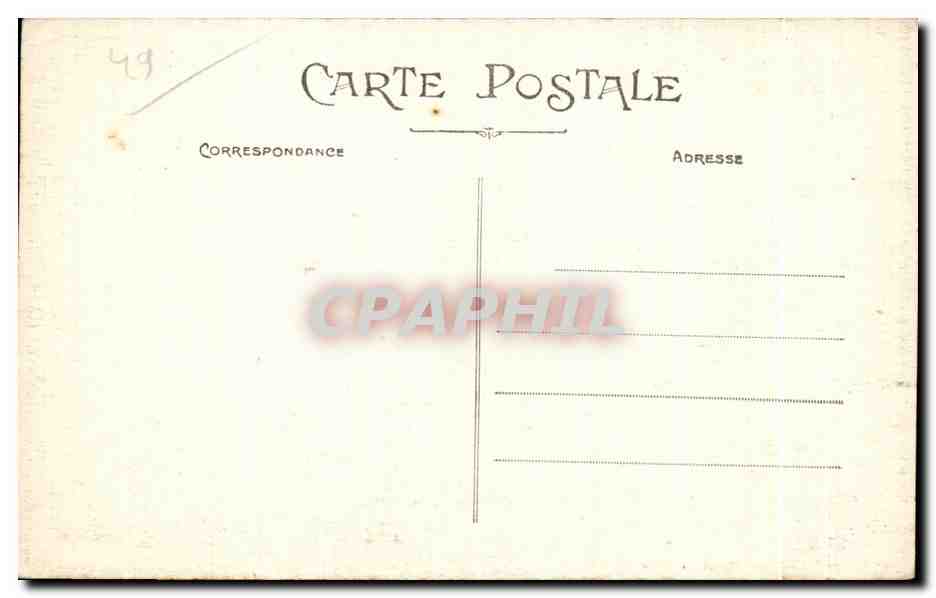 CPA Champtoceaux (M et L) Chateau de la Bretesche — Back