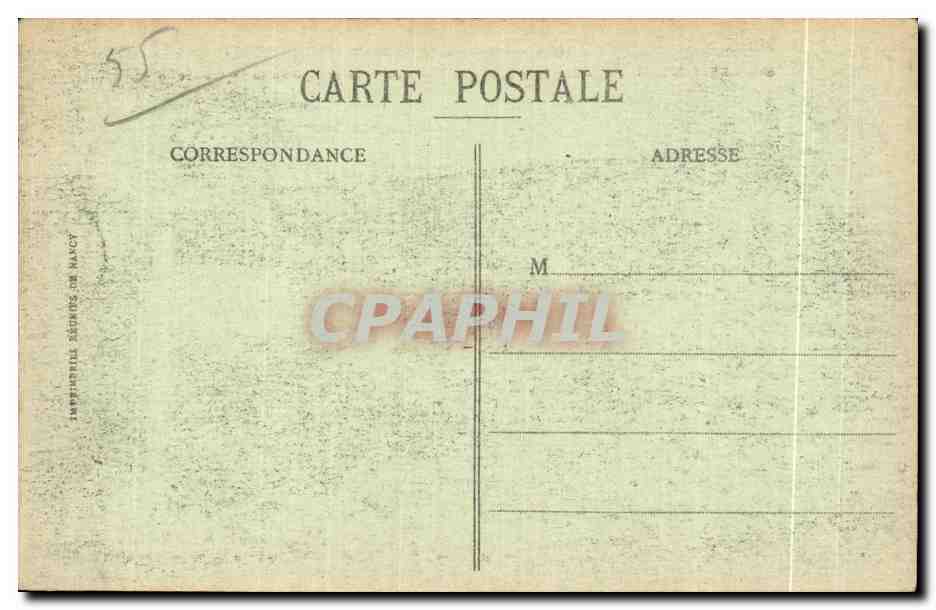 CPA Grande Guerre Revigny (Meuse) Rue de la Paix apres le bombardement 1914 Militaria  — Rückseite